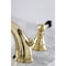 Kingston Brass KB962AKL Duchess Widespread Bathroom Faucet W/ Plastic Pop-Up, Brass KB962AKL - alternate 5